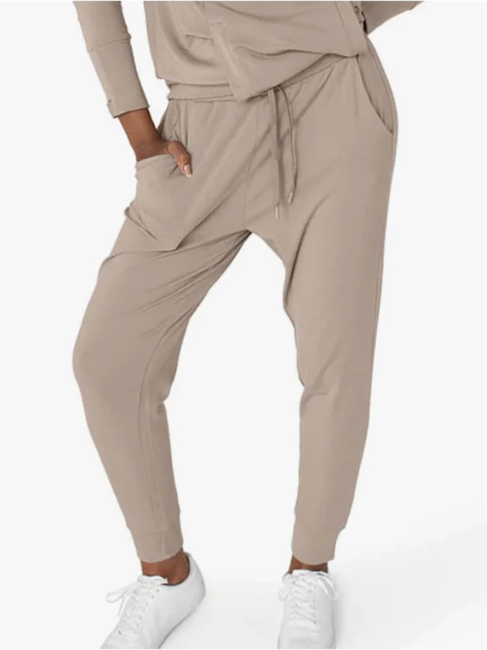Kindred Bravery Bamboo Joggers sweatpants beige tan size medium casual